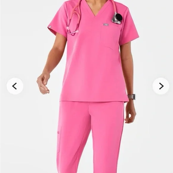 Figs F’ing Pink Track Pants Joggers Set - Picture 2 of 6